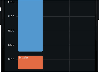 imagem de exemplo da agenda do usuário